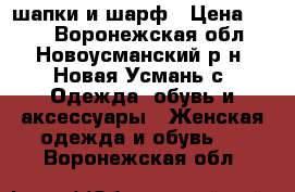 4 шапки и шарф › Цена ­ 500 - Воронежская обл., Новоусманский р-н, Новая Усмань с. Одежда, обувь и аксессуары » Женская одежда и обувь   . Воронежская обл.